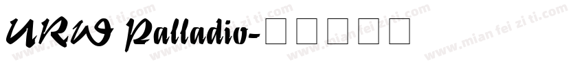 URW Palladio字体转换